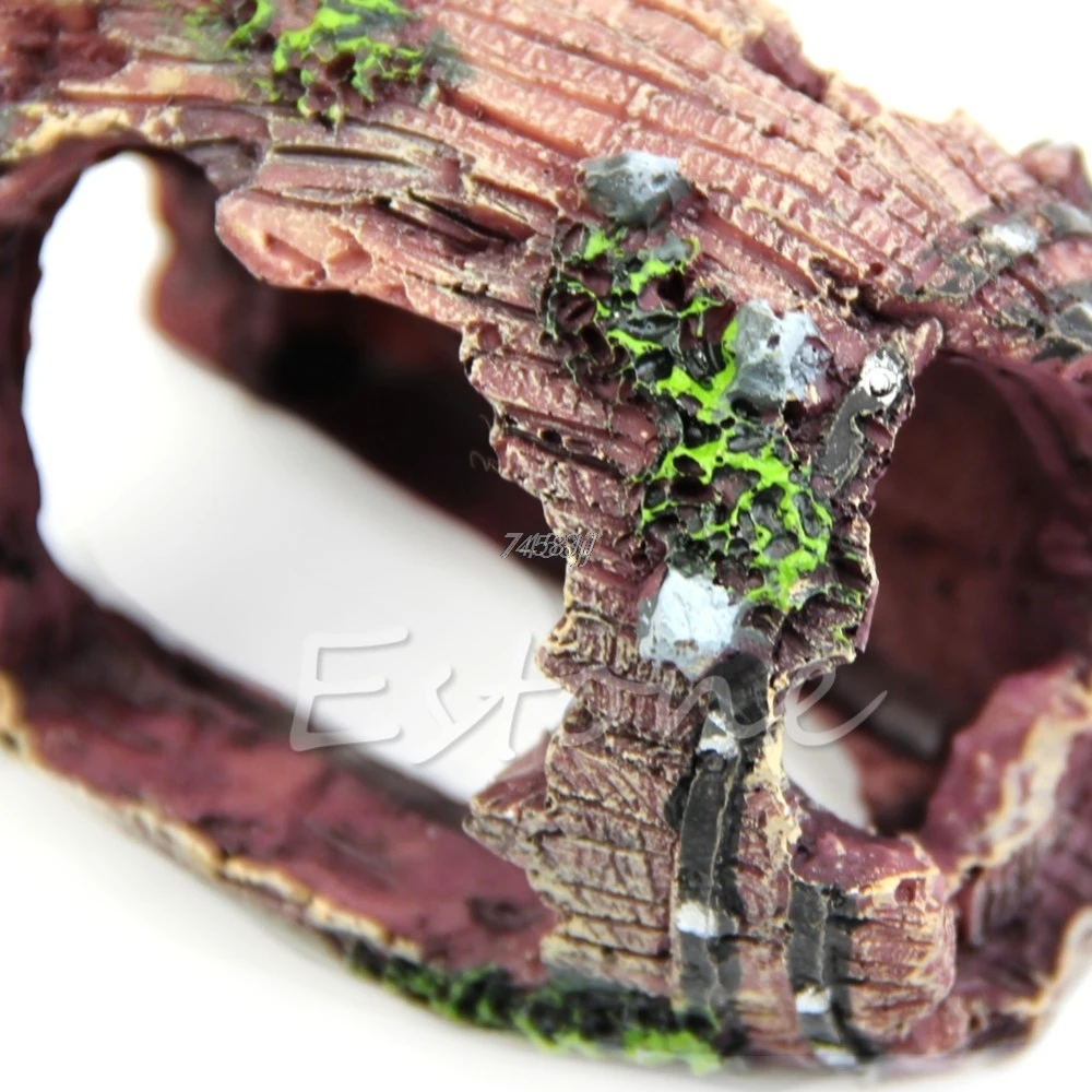 Title 5, 6x9cm Aquarium Fish Tank Resin Barrel Caves Orn...