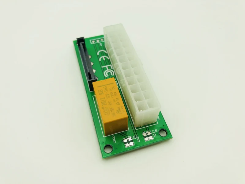 Add2psu Dual Psu Power Supply Adaptor Sync Starter Extender ATX 24Pin to Molex SATA Card For BTC Miner Mining