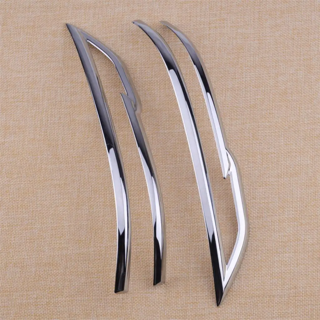 

CITALL 2pcs Chrome Plated Car Side Rearview Mirror Frame Trim Strip Fit for Nissan Rogue X-trail 2014 2015 2016 2017