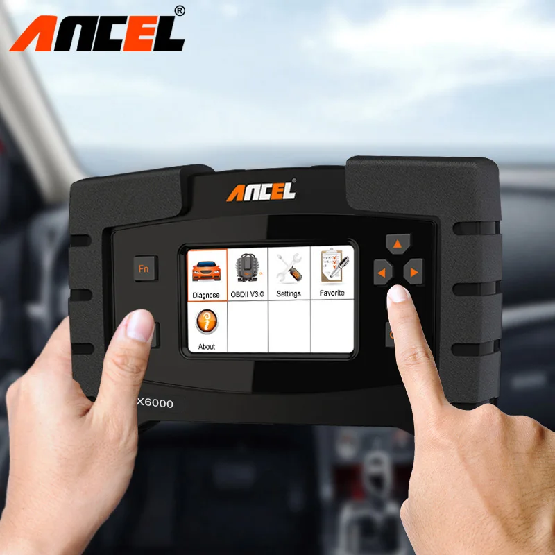 

Ancel FX6000 All System OBD2 Diagnostic Tool With ABS Airbag SAS EPB Check Reset OBD2 Automotive Scanner For Car Diagnostics