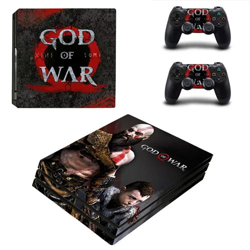 God of War PS4 Pro стикер кожи для sony PS4 Pro playstation 4 и 2 обложки контроллера - Цвет: YSP4P-2149