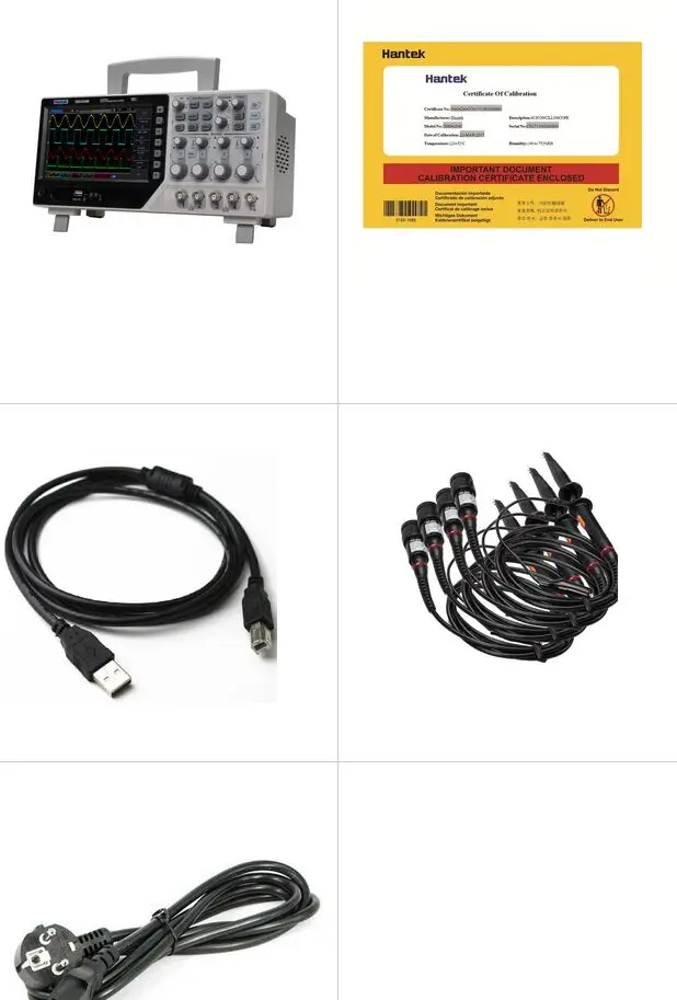

Hantek DSO4104B 100MHz Bandwidth 4CH Hantek Oscilloscope 1GS/s Sample Rate Stable And Reliable Quality Hantek DSO4104B