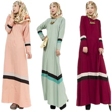 New abaya muslim dress Turkish women clothing mixed colors islamic abaya dresses jilbab musulmane vestidos longos clothes kaftan