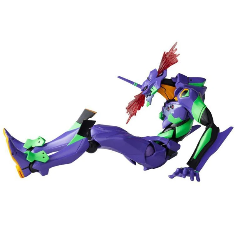 Тинейджеров Revoltech Аска Лэнгли сорью»(Evangelion Evolution EV-001 Тесты Тип-01 с светодиодный светильник ПВХ фигурка Коллекционная модель детские игрушки куклы 16 см