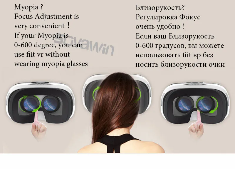 Fiit 2N 3D стекло es VR Виртуальная реальность гарнитура 120 FOV видео Google стекло картонный шлем для телефона 4-6 '+ пульт дистанционного управления