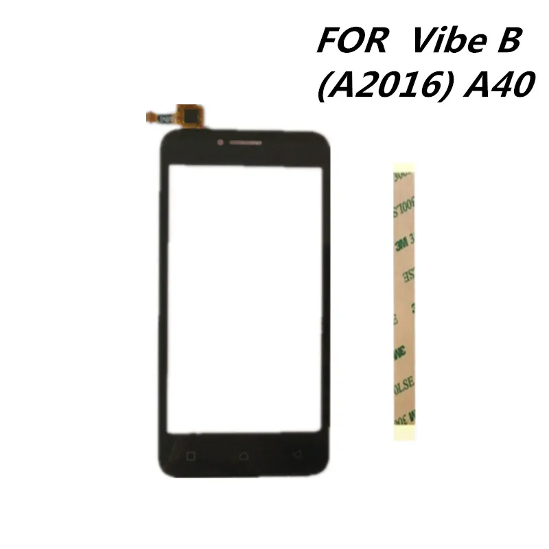 

new touch screen For Lenovo Vibe B (A2016) A40 touch screen Front Glass Digitizer Panel Sensor Glass Lens Replacement