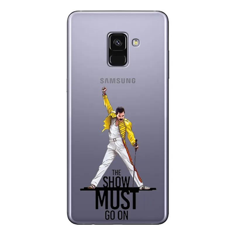 Freddie Mercury Rainha banda Qualidade Роскошный чехол для телефона для samsung S6 7 8 9 Plus Edge Note 8 9 силиконовый чехол - Цвет: TPU