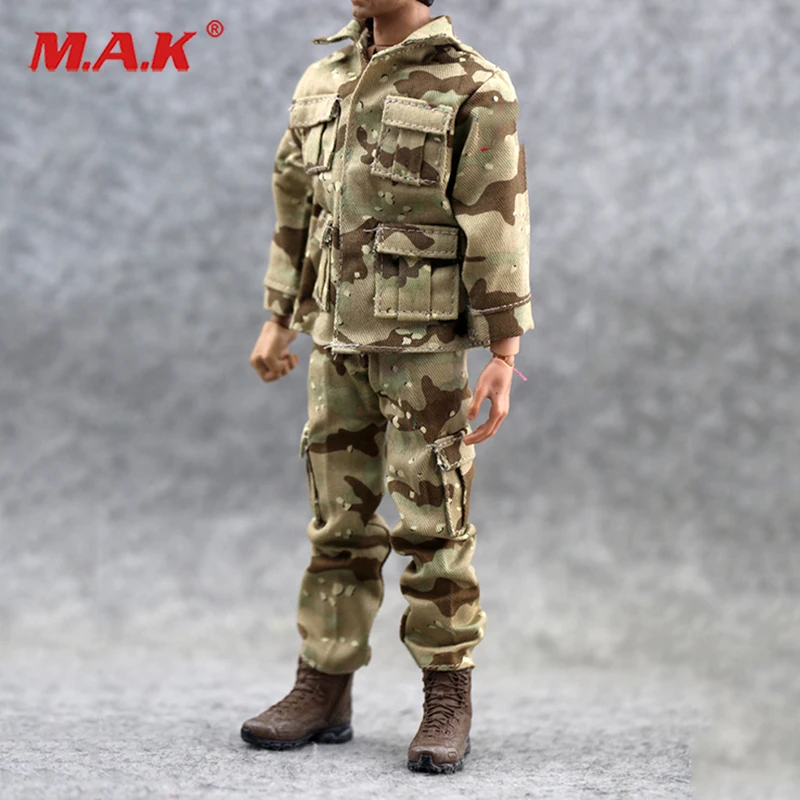 

1:6 Scale Military Soldiers US Army Desert Saber Kuwait Camouflage Combat Uniforms Accessories Sand Fit 12"Doll Soldier figure