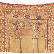 Османский турецкий ковер 17 век персидская стена гобелен покрытие пляжное полотенце пледы одеяло для пикника йога коврик украшение дома
