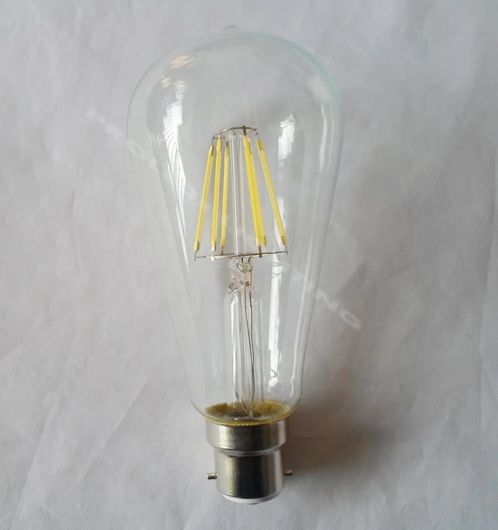 2 pack Edison retro bombillas 6 W led bombillas de vidrio 650LM ST64 ST19 LED lámparas vintage B22 bayoneta COB led bombilla de filamento bombilla led 2 pack Edison retro bombillas 6 W led bombillas de vidrio 650LM ST64 ST19 LED lámparas vintage B22 bayoneta COB led bombilla de filamento bombilla led