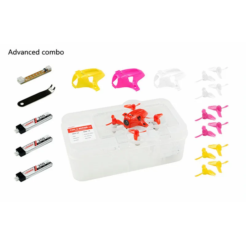 

LDARC TINY 6X 65mm Mini FPV Drone Advanced Combo 5.8G Camera 716 Brush Motor 250mah Lipo w DSM/XM/RX2A/RX800 PRO/FM800 Receiver