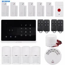 DIYSECUR сенсорная кнопка Android/приложение для iOS беспроводной GSM, автоматический набор домашней офисной охранной сигнализации