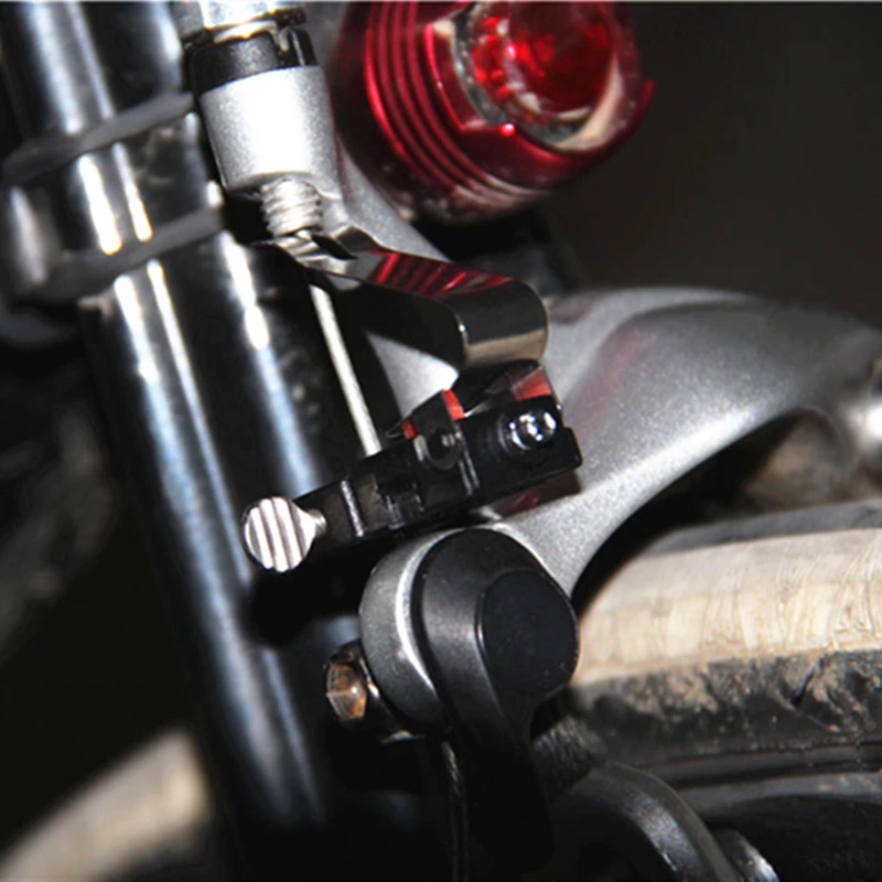 Flash Deal MTB Mini V Brake Bike Light Tail Rear Bicycle Light Cycling LED Light High Brightness Waterproof Lamp Cycling Accessories 1