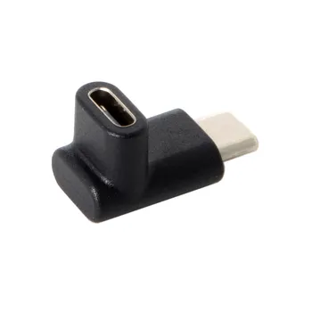 

CY Up or Down Angled 90 Degree Reversible USB 3.1 Type-C Male to Female Extension Adapter for Mobile Phone & laptop & Tablet