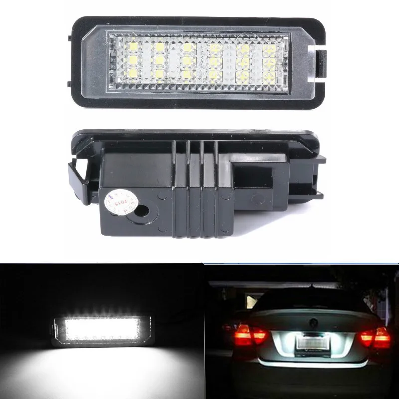 2pcs Canbus auto light Golf5 Golf6 Golf7 golf led license plate light tail light for VW