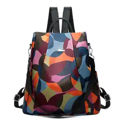 Женский нейлоновый рюкзак сумка на плечо школьная сумка для подростков Повседневная рюкзак в студенческом стиле консервативный стиль