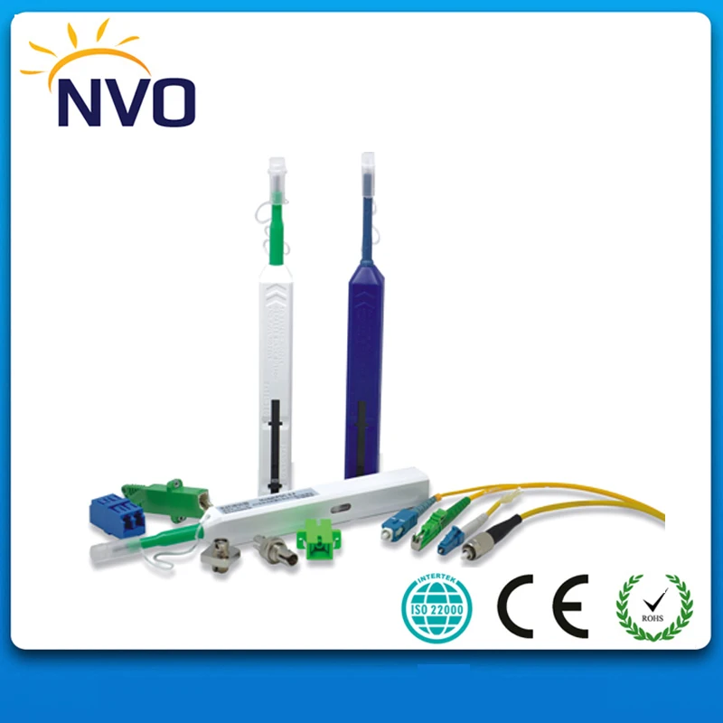 

Free Shipping Efficient Ferrule 1.25mm MU/LC connectors Pen Style Optical Fiber Cleaner 800+ cleanings