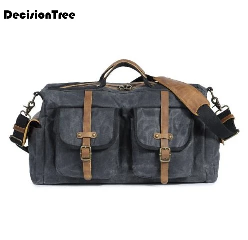

New Men's Travel Bag Men's Personality Creative Outdoor Large Capacity Waterproof Batik Canvas Bag Portable Messenger Bag Q344