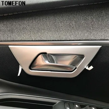 

TOMEFON For Peugeot 3008 GT 2016 2017 2018 ABS Matte Inner Car Door Handle Bowl Cover Covers Interior Decoration Trim 4pcs