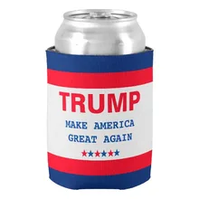 Popular Trump Make America Great Again 2016 Cooler New Hot Beer Can Cooler Holders Custom Party Decor Beverage & Drink Insulator