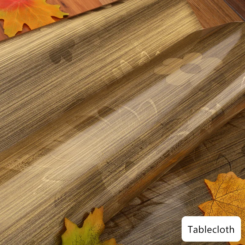 3D European style Gold Upscale Table mats Soft glass waterproof Heat