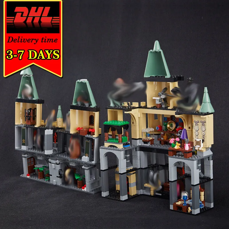 DHL LEPIN 16029 The magic Hogwort Castle Model Building Bricks Blocks Set Educational Kids Classic Toys Children Compatible 5378 block-set : image DHL LEPIN 16029 The magic Hogwort Castle Model Building Bricks Blocks Set Educational Kids Classic Toys Children Compatible 5378 block-set
