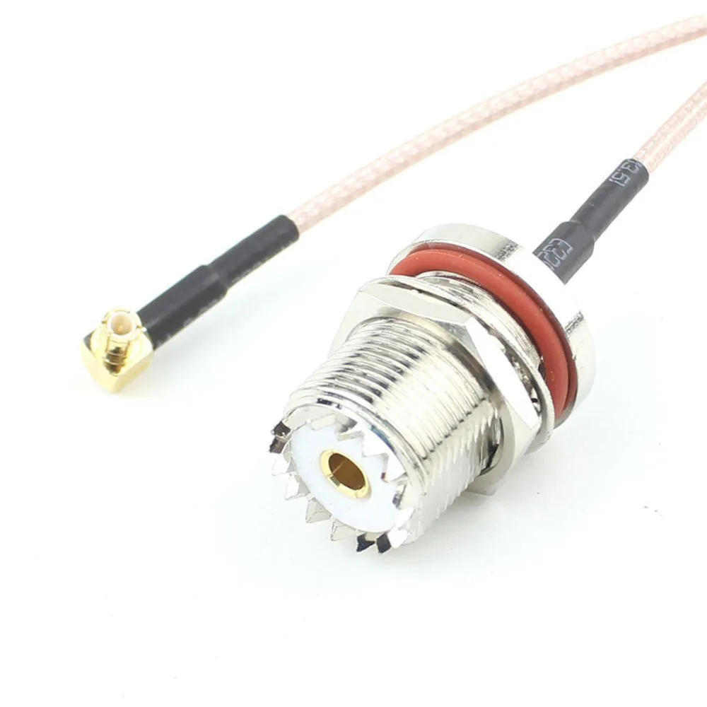 

RF MCX Male Right Angle Switch UHF SO239 PL259 Female Bulkhead Connector Pigtail Cable RG316/RG316D/RG178/RG174 Coaxial Cable