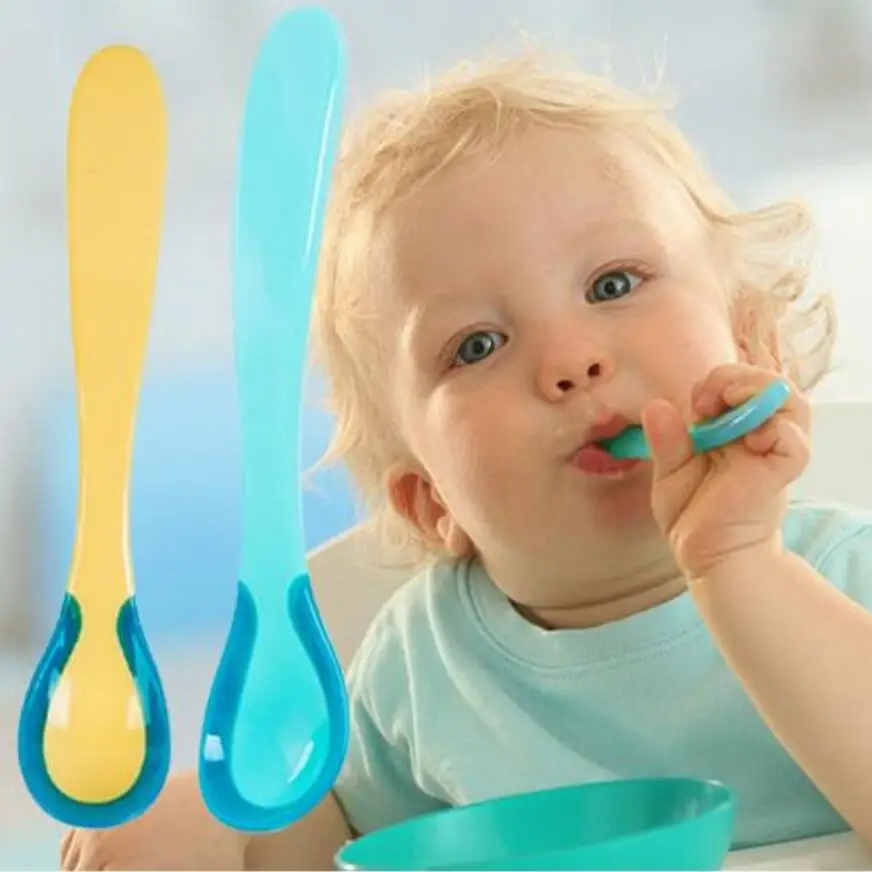 

Baby Spoon Safety Infant Newborn Feeding Tool Baby Care Baby Anti-scald Temperature Sensing Spoon Temperature Heat Sensing