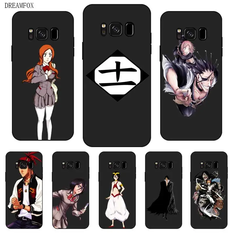 P018 Bleach Cool Black Silicone Case Cover For Samsung Galaxy S5 S6 S7 S8 S9 S10 5G S10E S11 S11E Lite Edge Plus |