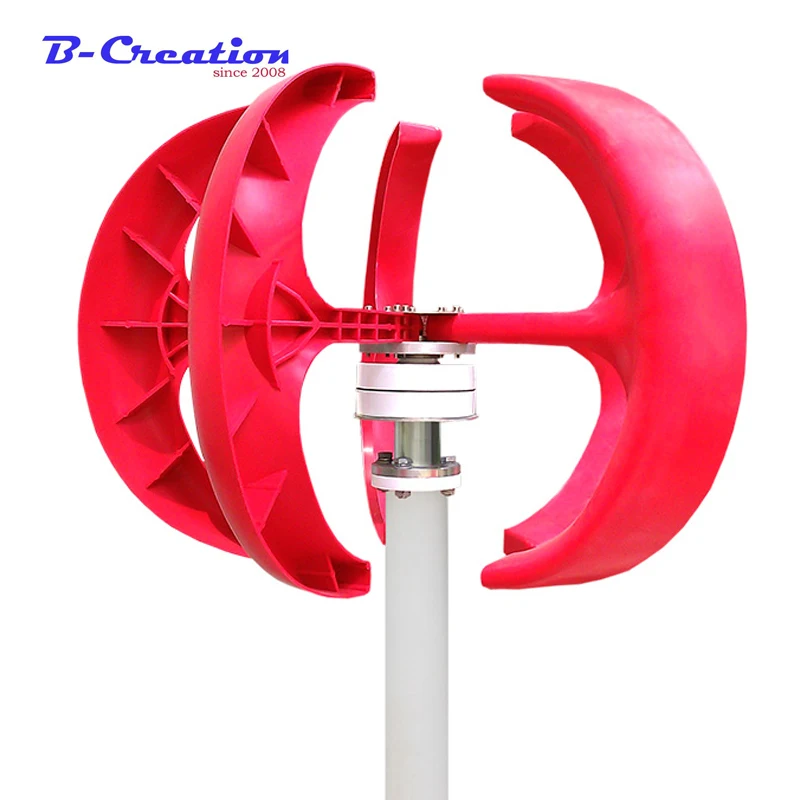 

Vertical Axis Wind Turbine Generator VAWT300W 12V Light and Portable Wind Generator Strong and Quiet