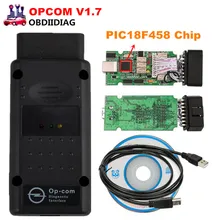 V1.7 Opcom OP Com 2010/2012V Can OBD2 для прошивка для OPEL OPCOM с чипом PIC18F458 автоматический диагностический интерфейс CAN BUS