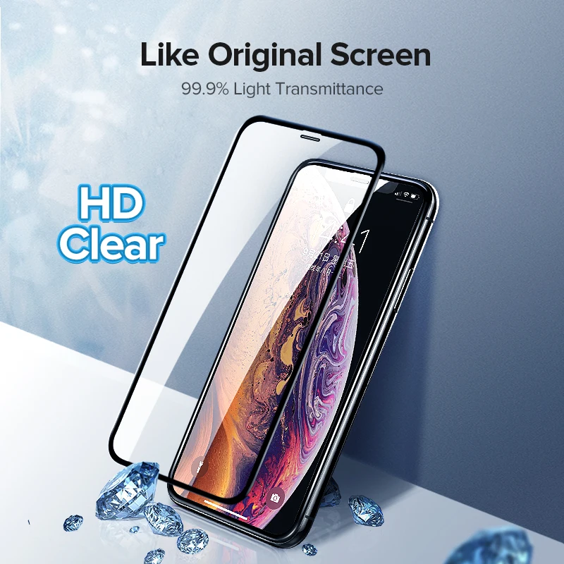Защитное стекло Ugreen для iPhone 7 X XS 3D протектор экрана из закаленного стекла 6 Plus Max 11