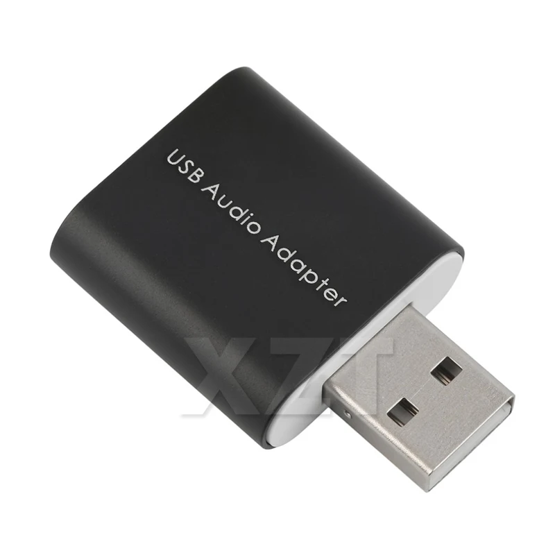 High Quality 1pcs External USB 2.0 7.1 CH Virtual Audio Sound Card Adapter Converter Notebook audio sound card adpater