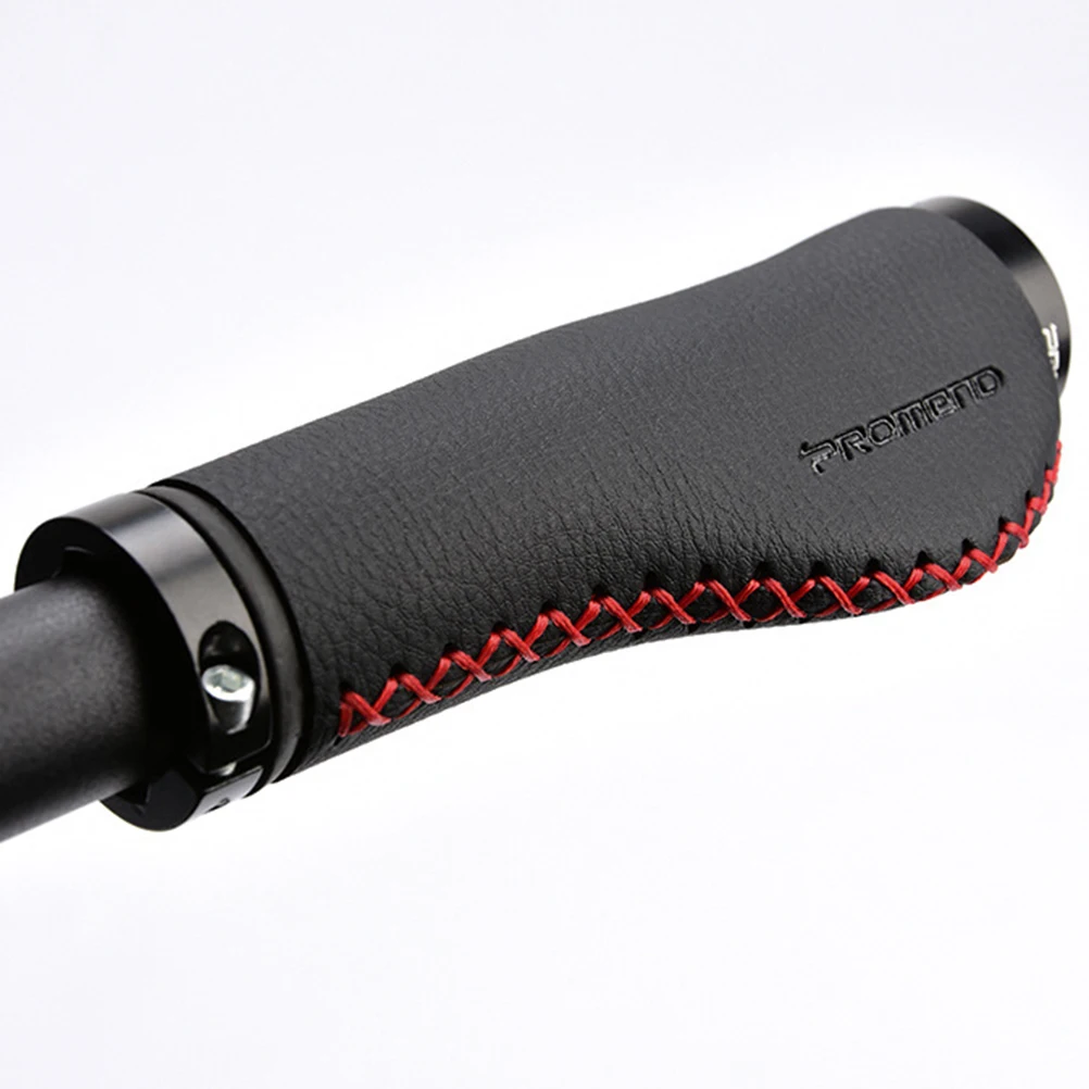 1 пара кожаных Упоры для рук на руль велосипеда MTB дорожный велосипед Aluminiu Grip End Bar фиксированный велосипед бар концы запчасти велосипедный руль Противоскользящий