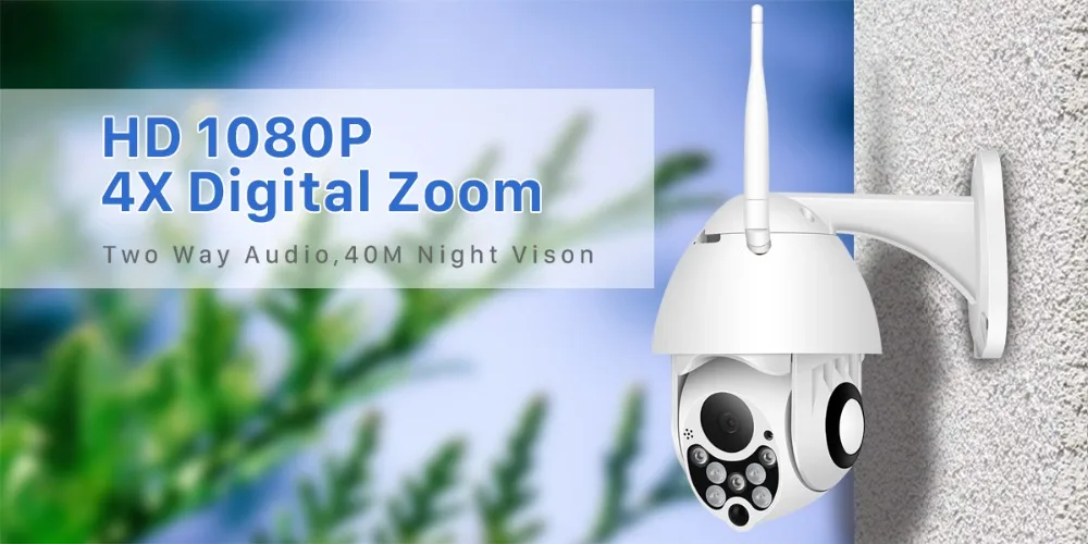 Besder 1080P PTZ IP камера наружная скоростная купольная Wifi камера безопасности Pan Tilt 4X цифровой зум ИК Ночное Видение 720P камера ONVIF