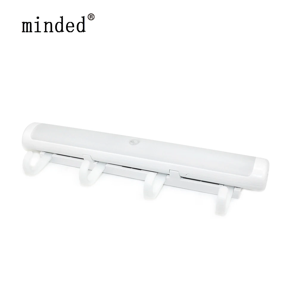 Goedkoop DC5V PIR Motion Sensor LED Onder Kast Licht Kast Led Verlichting Night Verlichting voor Closet Garderobe Keukenkast Led Sensor