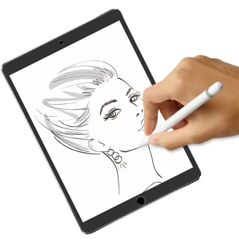 Бумага как экран протектор Матовая Пленка ПЭТ Антибликовая живопись экран протектор для iPad Pro 9,7 10,5 11 12,9 дюймов Air 2 3