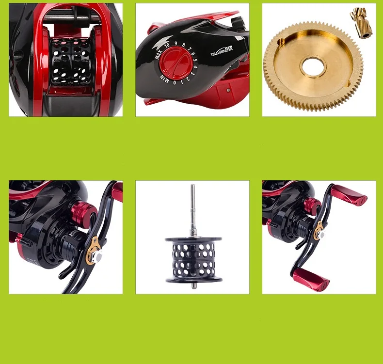 Tsurinoya xf50XF 150 carretel de pesca de