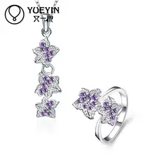 Индийский свадебной моды бренд посеребренные Изысканный Синий Цепочки и ожерелья CZ Кристалл Shox Ювелирные наборы для Для женщин