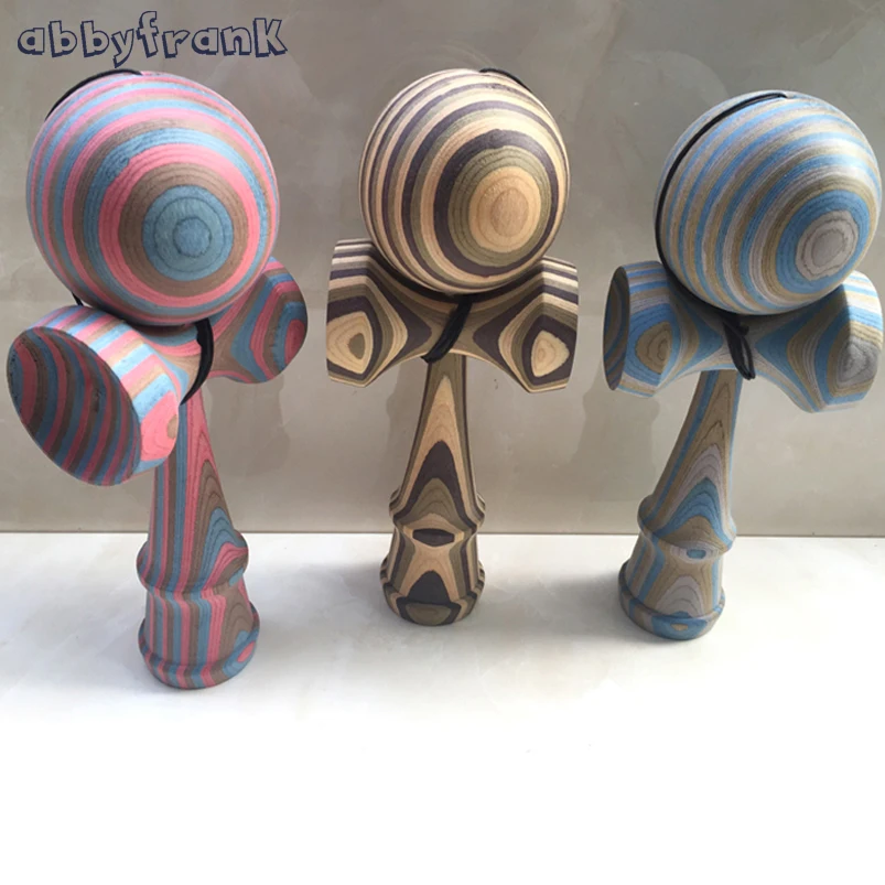 Abbyfrank SCIENCE Wooden Kendama Ball Toy Ball Professional Game Balls Outdoor Fun Sports Christmas Gift For Children Adult