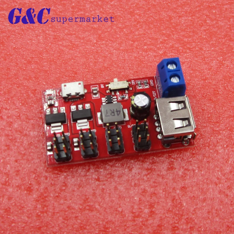 

USB Power Breakout DC to DC Power Module Micro USB 5V to 1.8V/3.3V/5V/9V/12V