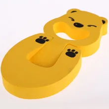 2 шт./компл. Толстая детская дверная пробка с милым животным мультипликационным принтом, детская Защитная пробка, защита пальцев, наборы