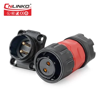 

Waterproof IP67 Male and Female Cable Customization AC Plug 2 Pin Power Connector for Outdoor Lighting