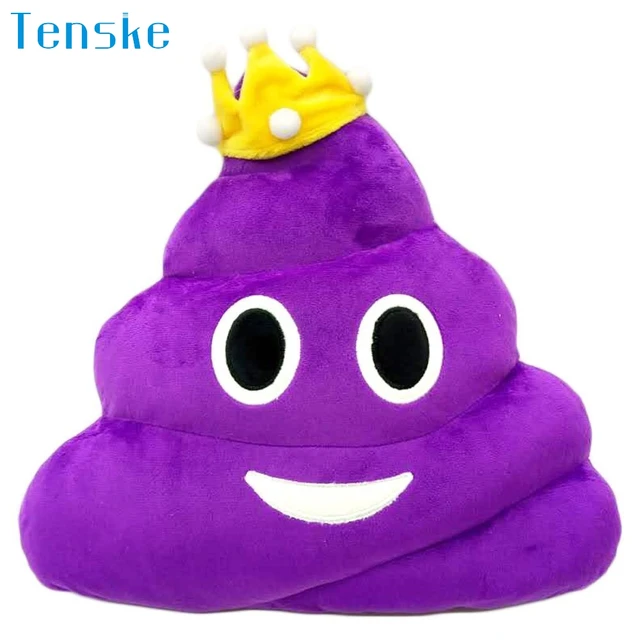 hot amusing emoji emoticon cushion heart eyes poo shape doll toy throw gift funda de almohada
