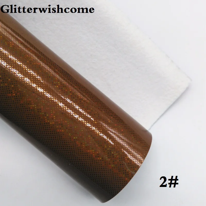 Glitterwishcome 21X29 см A4 размер винил для бантов гладкая блестящая кожа Fabirc искусственная кожа листы для бантов, GM124A - Цвет: 2