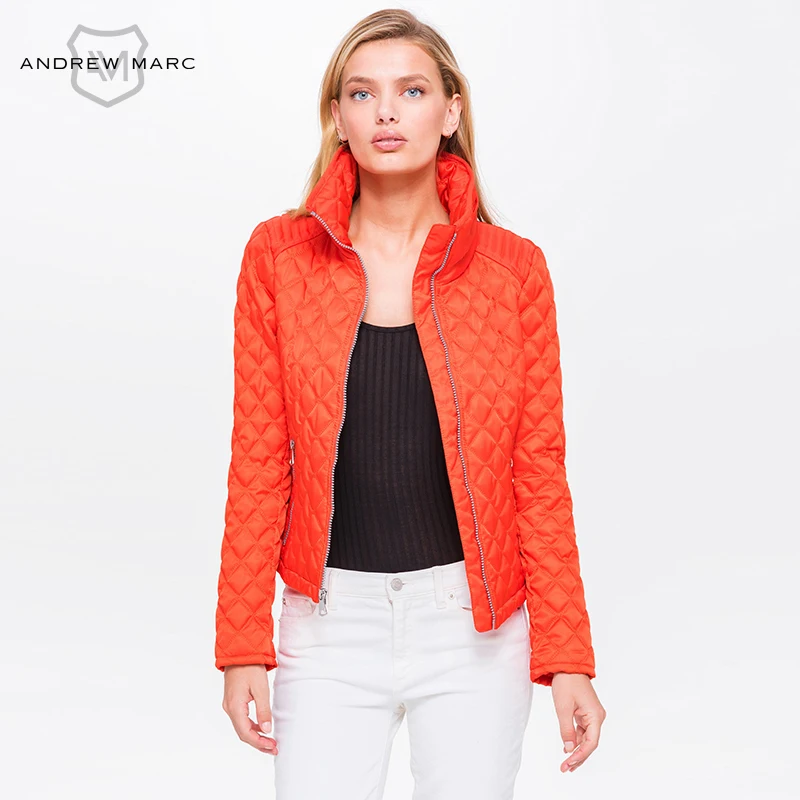 ANDREWMAEC 2017 Spring Women Cotton Parka Jacket Coat Slim