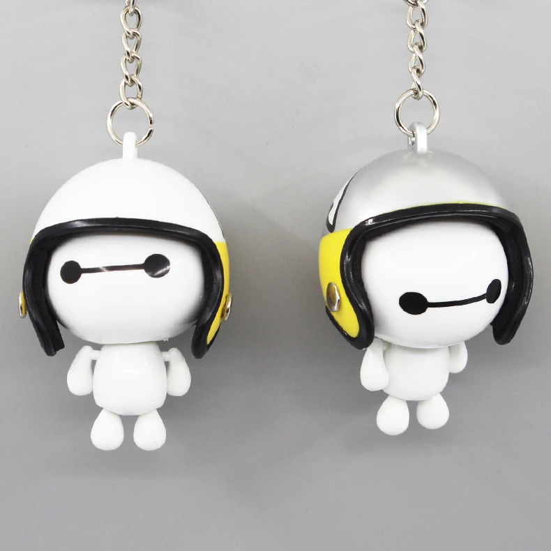 

New arrive Baymax motorcycle helmet keychain,DIY keyring,car keychain,cute helmet keyring,bag pendant