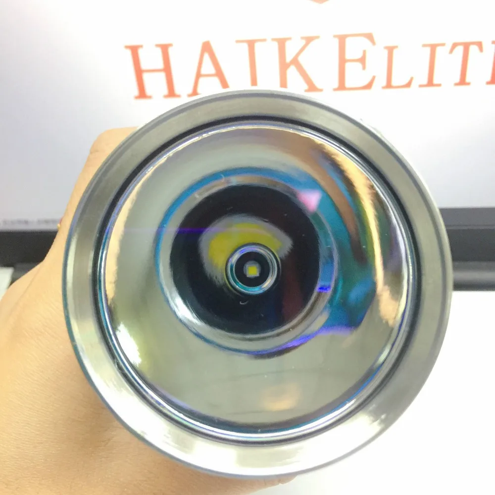 Светодиодный фонарик HaikeLite MT07S HI CREE XHP35 серебристый холодный белый 3000LM|Фонарики и