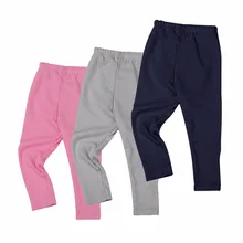 Сезон осень-зима; брюки для годовалых девочек Эластичные однотонные повседневные брюки для детей новорожденных леггинсы для маленьких девочек брюки для девочек мягкая теплая куртка для девочки Зимняя одежда