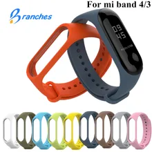 Pulsera para Xiaomi Mi Band 3 4 Correa Deportiva Reloj Correa de Silicona para Miband 4 3 Correa